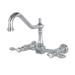 Tudor Wall Mount Bridge Kitchen Faucet - Overstock - 35243502