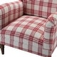 preview thumbnail 6 of 7, Mandan 29.5" Wide Contemporary Upholstered Amchair with Plaid Pattern by HULALA HOME