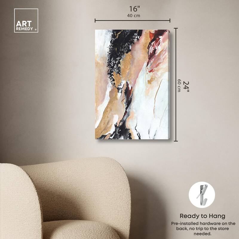 Overlay Abstract Canvas by Art Remedy, Gallery Wrapped