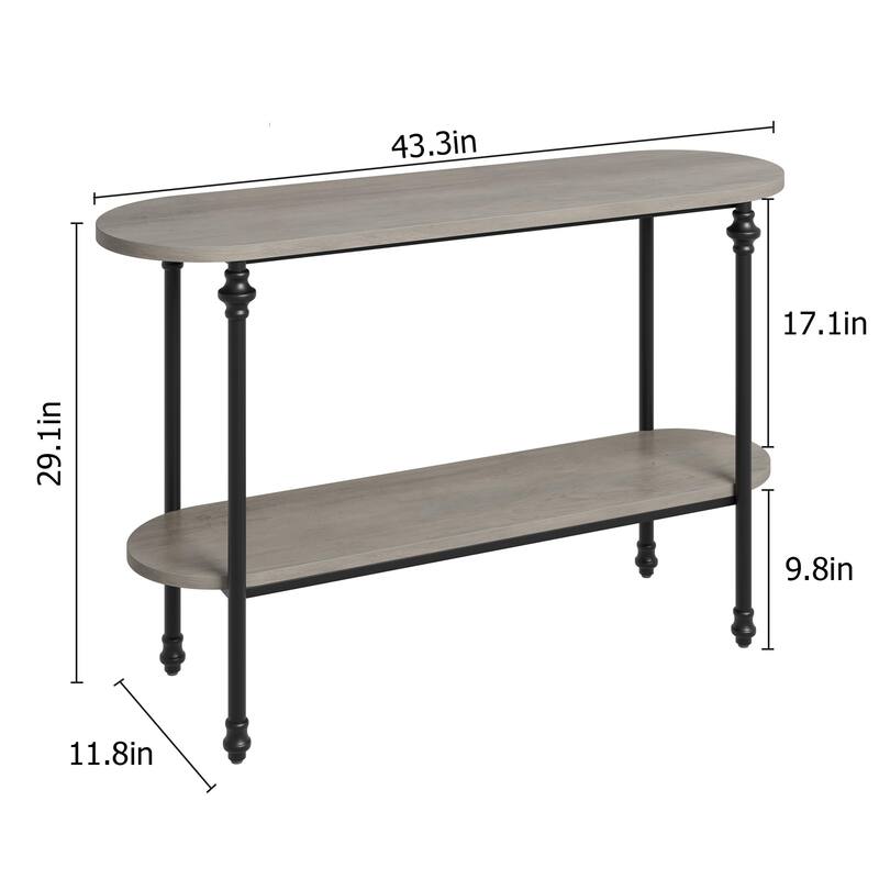 Farmhouse Entryway Table for Living Room, Hallway