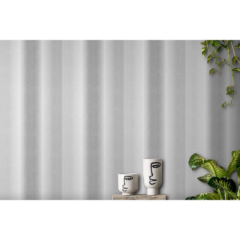 Fine Decor Kirby Charcoal Stripe Wallpaper