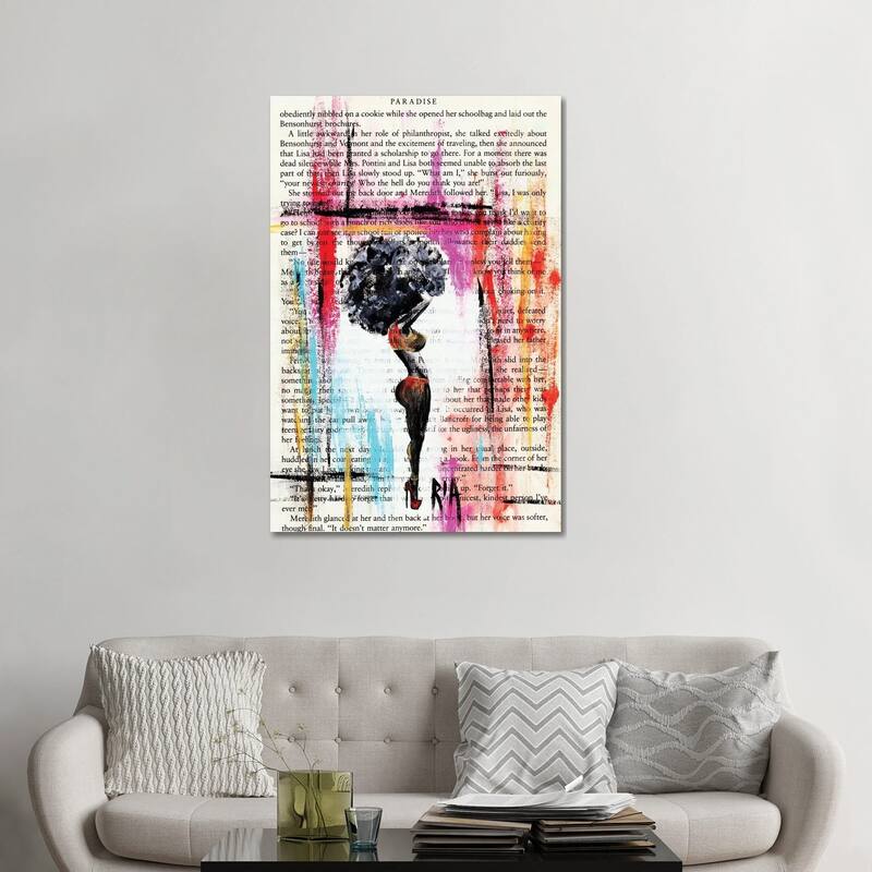 iCanvas 'I Know What You Like...But She Is Not Me' by Artist Ria Canvas Print - 48x32x1.5