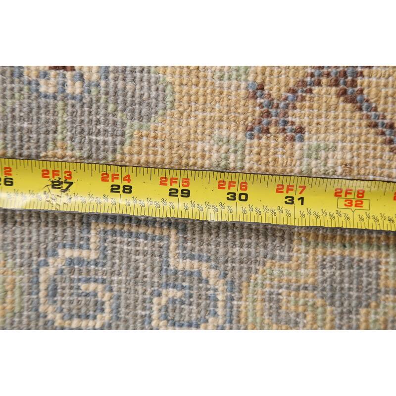 Vegetable Dye Geometric Khotan Home Decor Area Rug Wool Hand-knotted - 5'8" x 8'7"