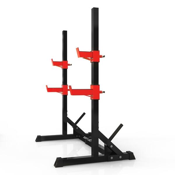 Adjustable Squat Rack Dipping Station Barbell Rack Dip Stand Lifting ...