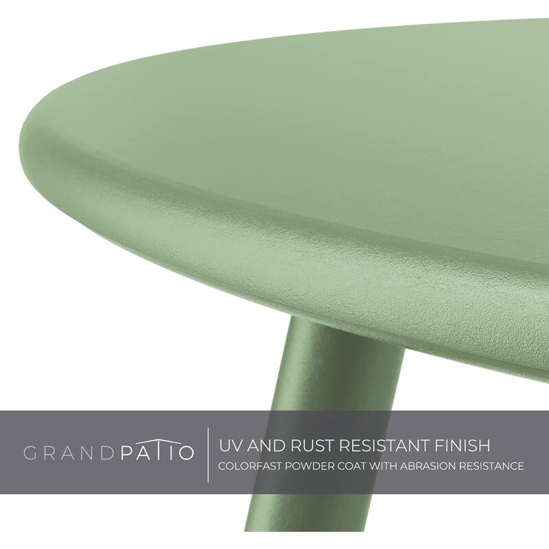 18" or 28" Round Outdoor Side Table End Table Coffee Table