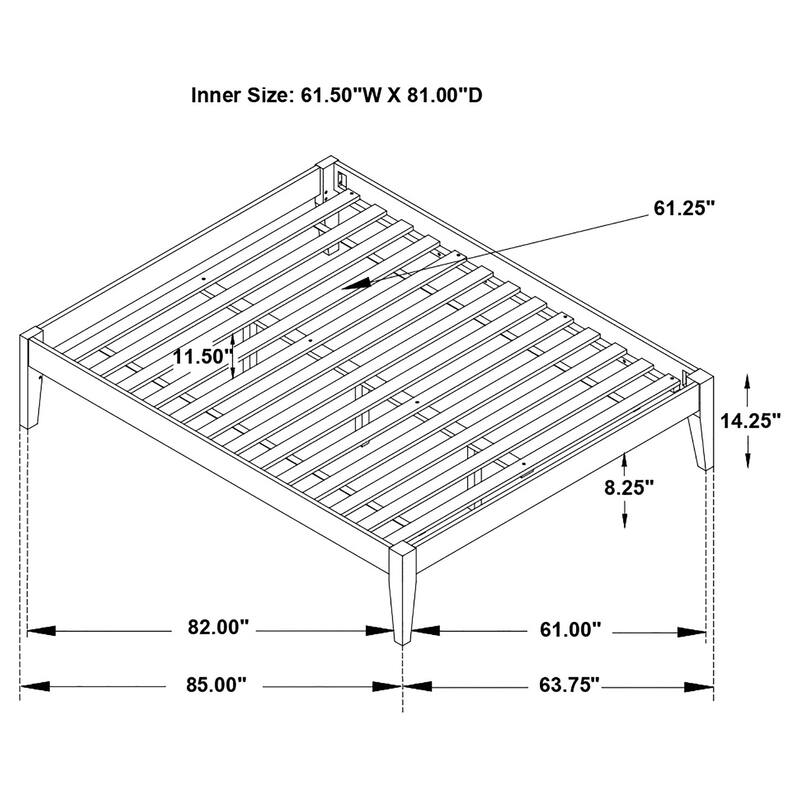 Hounslow Transitional Universal Platform Bed