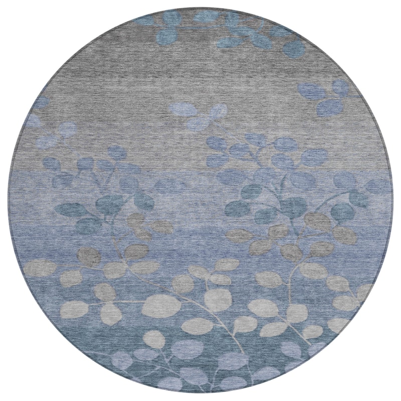 HomeRoots Floral Transitional Rectangle Outdoor Rug