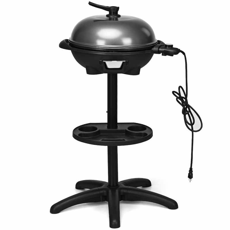 Costway Electric BBQ Grill 1350W Non-stick 4 Temperature Setting