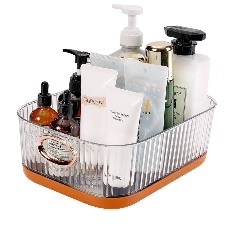 Set of 8 Plastic Storage Bins Organizers Stackable Clear Pantry Organizer Box Containers