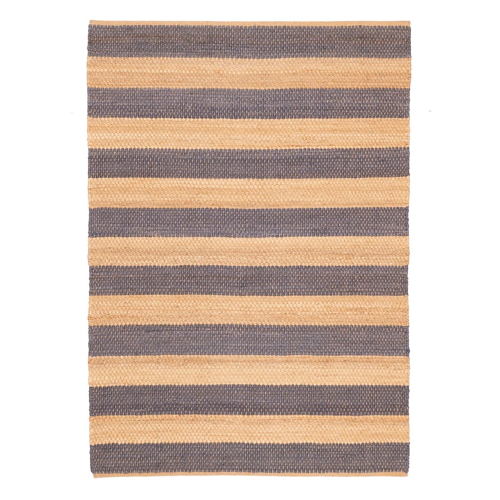 ECARPETGALLERY Flat-Weave Palas Denizli Tan Jute Rug - 5'6 x 7'8