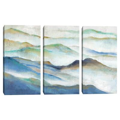 Layered View I Part A, B, C Canvas Art Prints