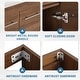 preview thumbnail 62 of 112, ARTCHIRLY 24/36/48/60 Inch Bathroom Vanity with Sink, Freestanding Bathroom Vanity with Soft Close Door and Shelf