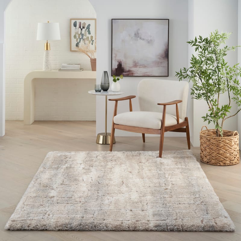 Nourison Luxurious Shag Ultra Plush Glam Abstract Area Rug