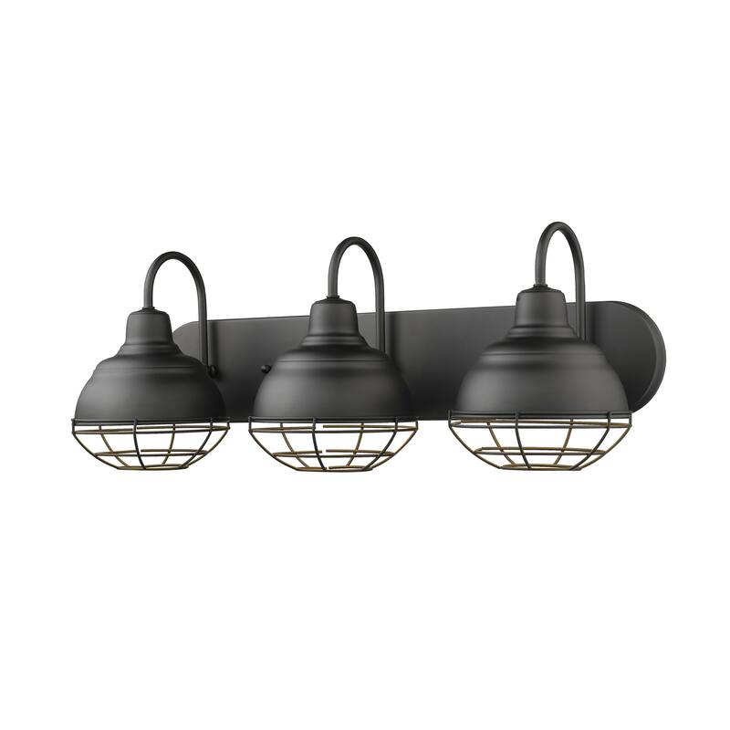 Millennium Lighting Neo-Industrial 3 Light Bathroom Vanity Light