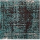 preview thumbnail 8 of 25, SAFAVIEH Handmade Classic Vintage Earline Abstract Distressed Rug 6' Square - Teal/Brown - Square