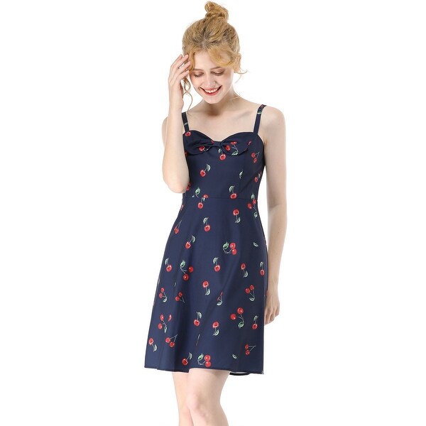 cherry print sundress