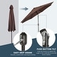 preview thumbnail 8 of 10, Holme 9-foot Steel Market Patio Umbrella with Tilt-and-Crank