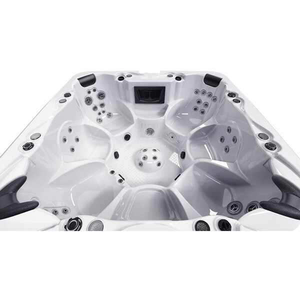 Luxuria Spas Legend 7-Person 100-Jet Acrylic Hot Tub with Speakers