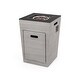 preview thumbnail 5 of 13, Langton Outdoor Modern 19.5-Inch Fire Column by Christopher Knight Home - 19.50" W x 19.50" L x 29.00" H