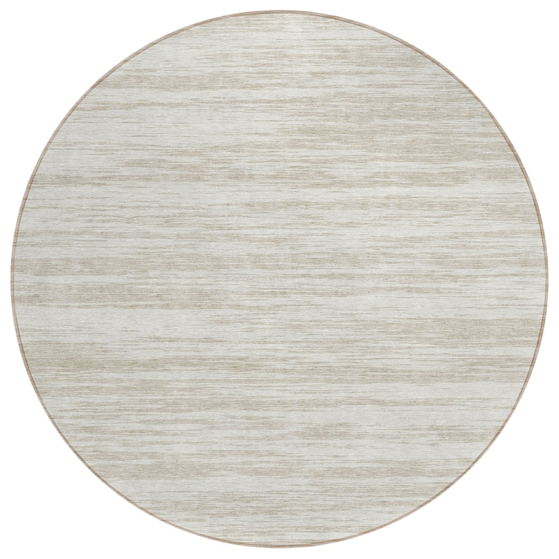 Machine Washable Indoor/ Outdoor Casual Ombre Chantille Rug