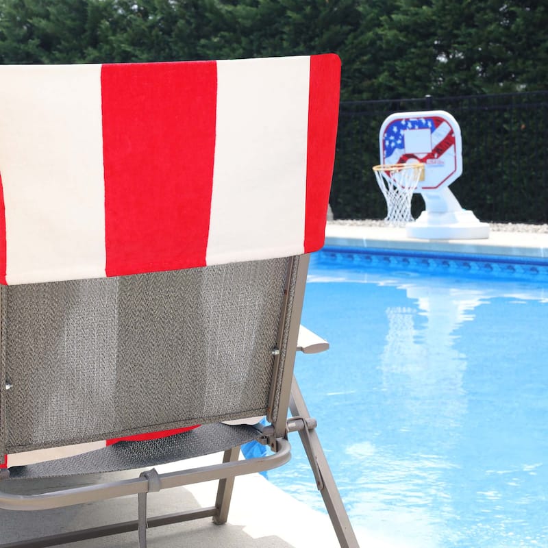 Superior Cabana Cotton Towel/ Chaise Lounge Chair Cover