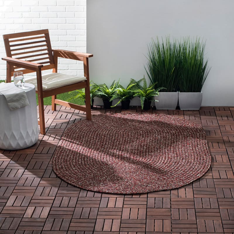 Rhody Rug Sandi Indoor/Outdoor Braided Rug