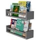 preview thumbnail 11 of 27, Wallniture Elba Wall Mounted Kids Shelves Nursery Storage Toy Organizer Wood Bookshelf, Set of 2 - N/A