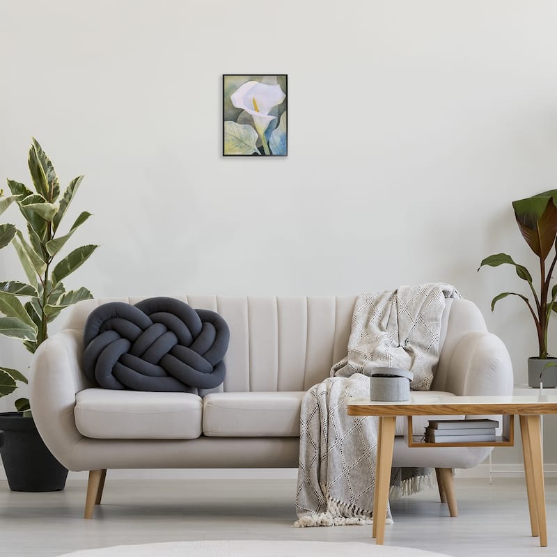 Stupell Garden Calla Lily Bloom Framed Giclee Art Design By Stephanie Fielden