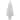 3.5' Potted Winter Pine White Tinsel Artificial Tree Clear Lights - 3.5 Foot