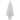 3.5' Pre-Lit Potted Flocked Winter Pine White Tinsel Artificial Christmas Tree Clear Lights