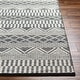 preview thumbnail 3 of 5, Gariane Handmade Striped Wool Blend Area Rug