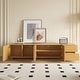 preview thumbnail 15 of 18, 79" Mid-Century Modern TV Stand - Wood Media Console, Living Room Entertainment Center with Ample Storage