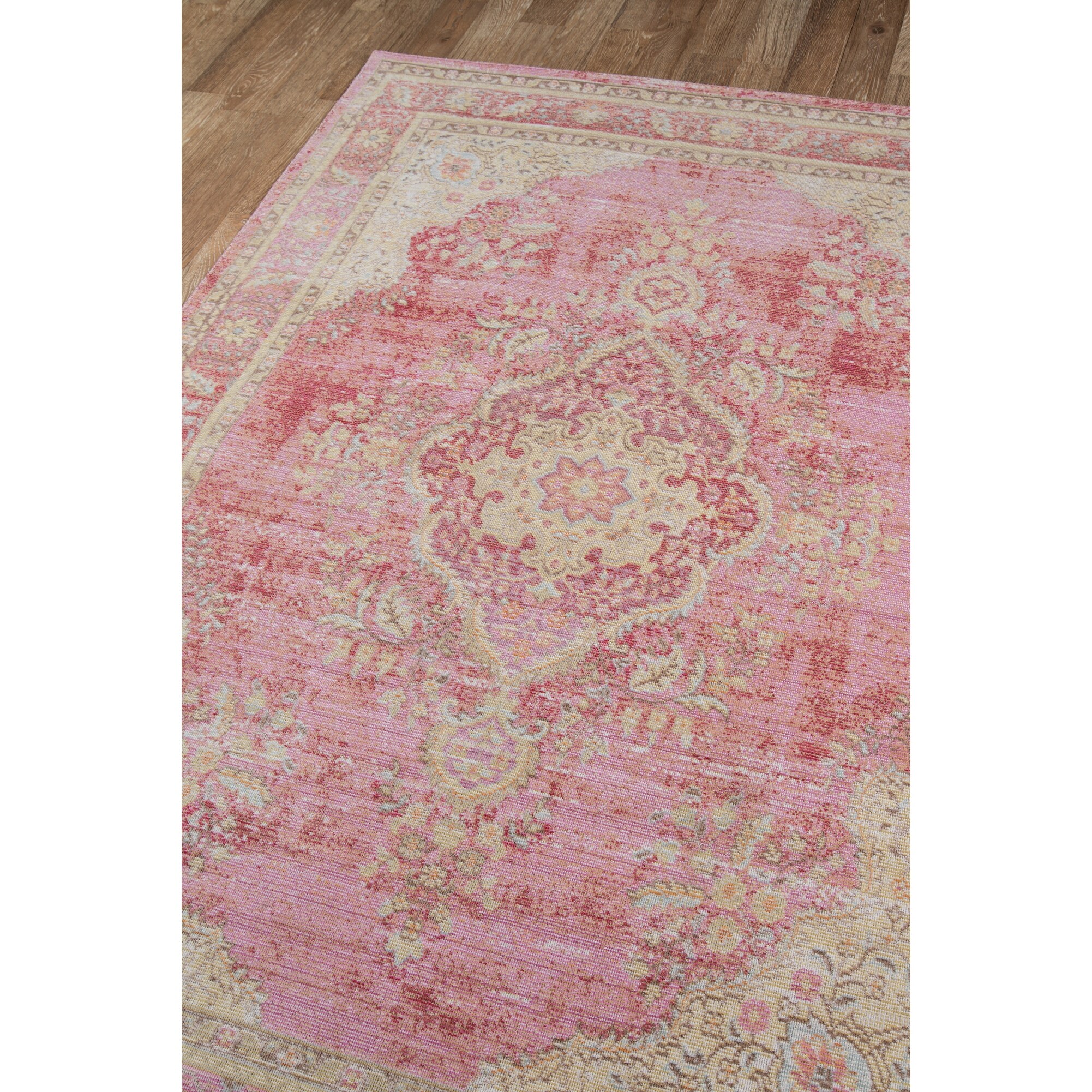 Momeni Isabella Polyester Traditional Medallion Area Rug. - On