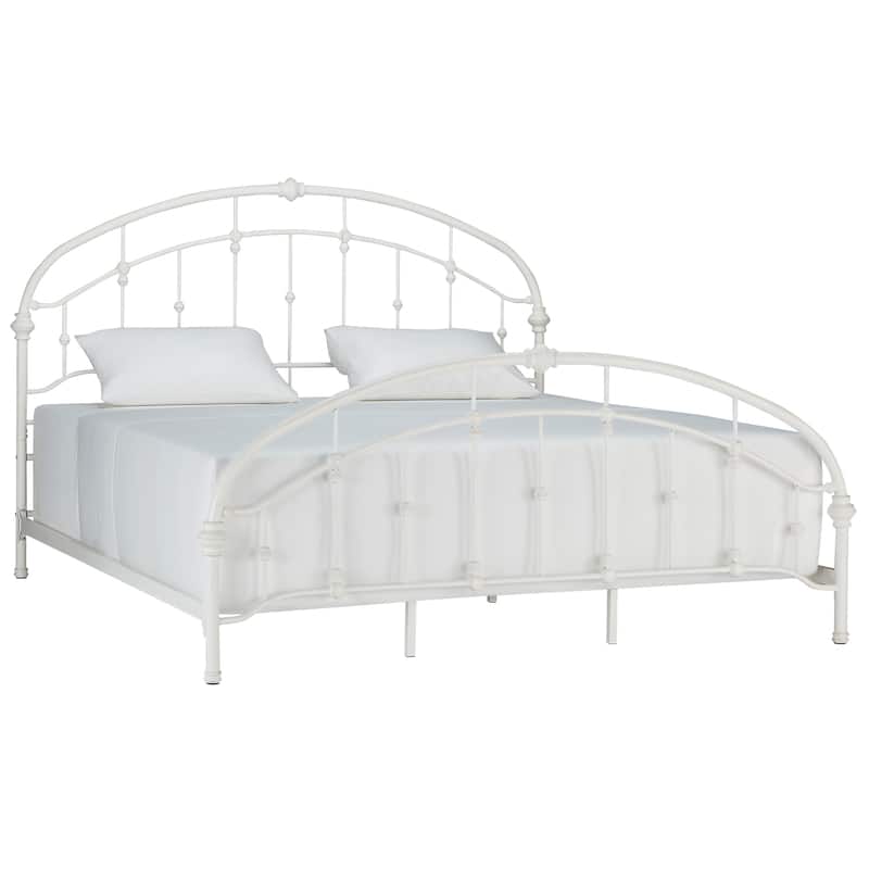 Lacey Round Curved Double Top Arches Victorian Iron Bed by iNSPIRE Q Classic