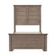 preview thumbnail 31 of 30, Farmhouse Wooden Platform Bed with Panel Headboard for Teen Room