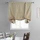 preview thumbnail 65 of 91, Exclusive Fabrics Solid Cotton Tie-Up Window Shade (1 Panel)