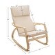 preview thumbnail 14 of 20, Costway Set of 2 Bentwood Rocking Chair Relax Rocker Lounge Chair