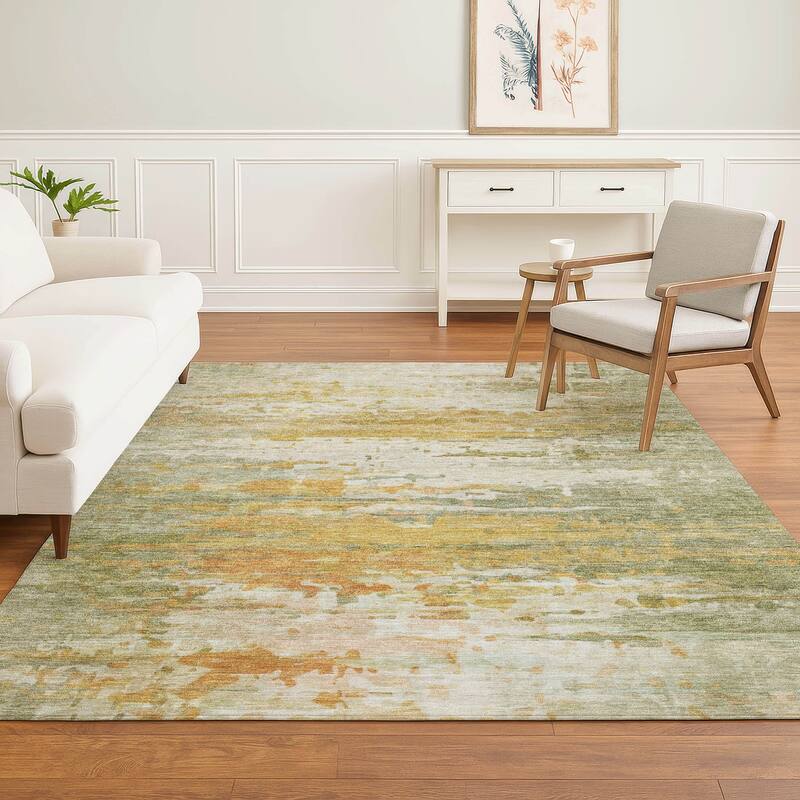 Premium Washable Super Soft Abstract Ombre Mayfield Rug
