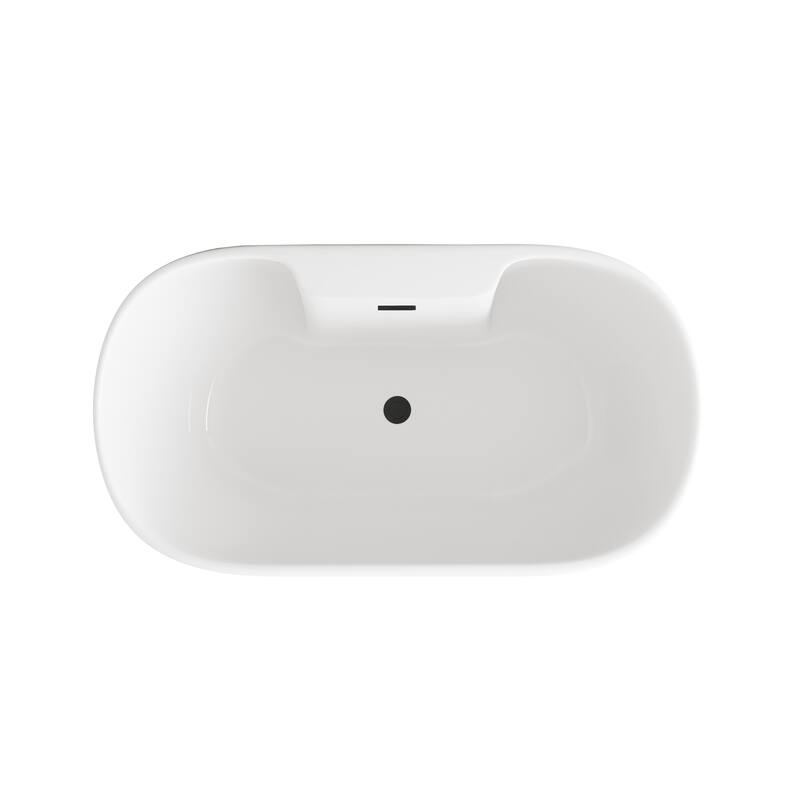 Nicolette Bathtub in Glossy White