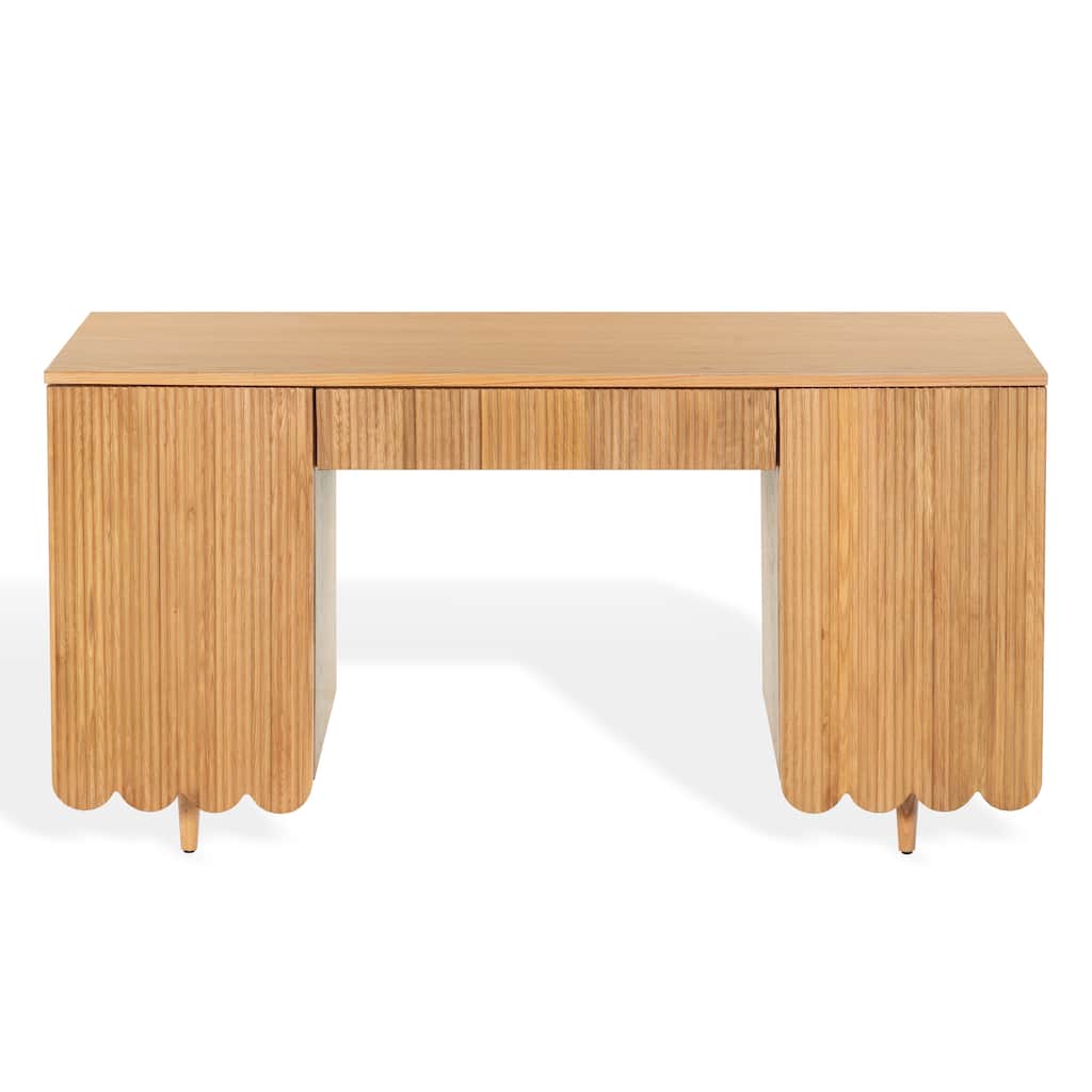 SAFAVIEH Couture Kristy Fluted Wood Desk
