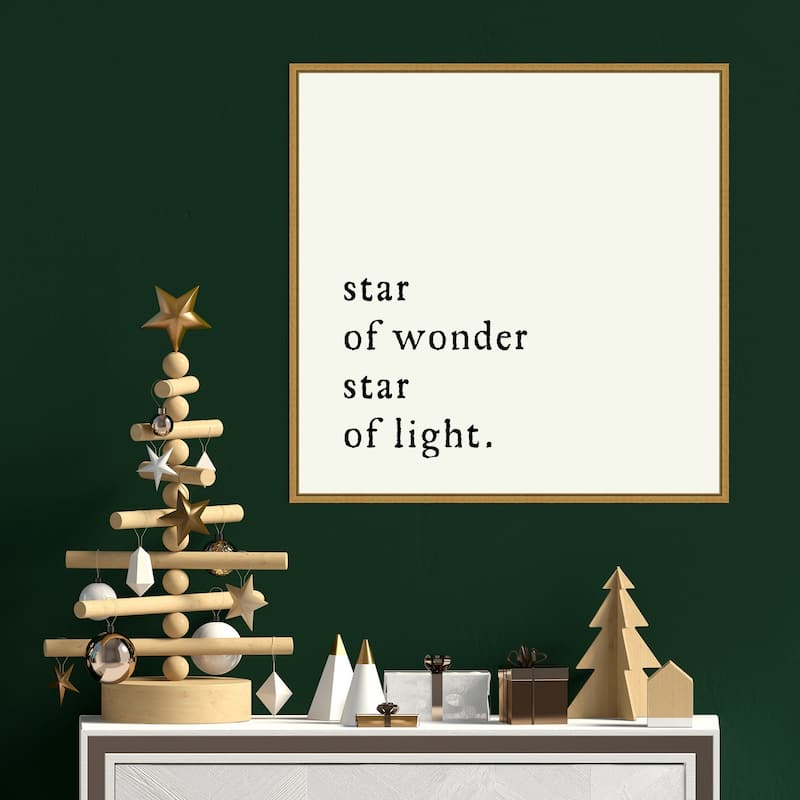 Star Of Wonder by Amanti Art Portfolio Framed Canvas Wall Art