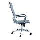preview thumbnail 12 of 29, Executive Ergonomic High Back Modern Office Chair Ribbed PU Leather Swivel for Manager Conference Computer Room