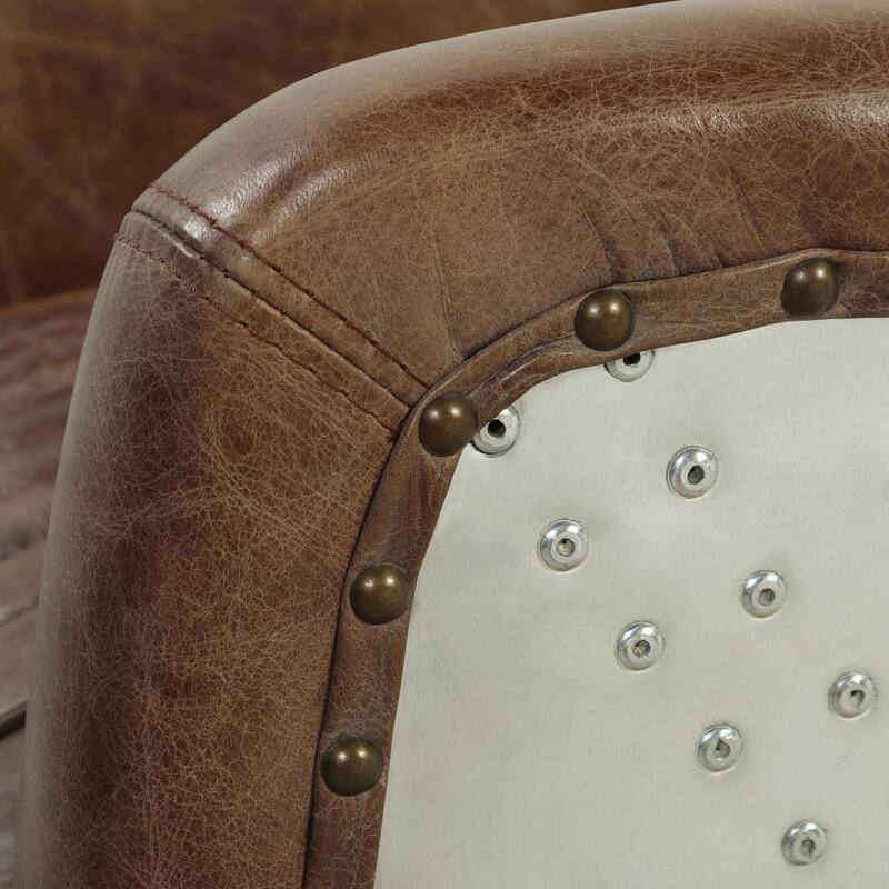 Bailee Retro Brown Loveseat