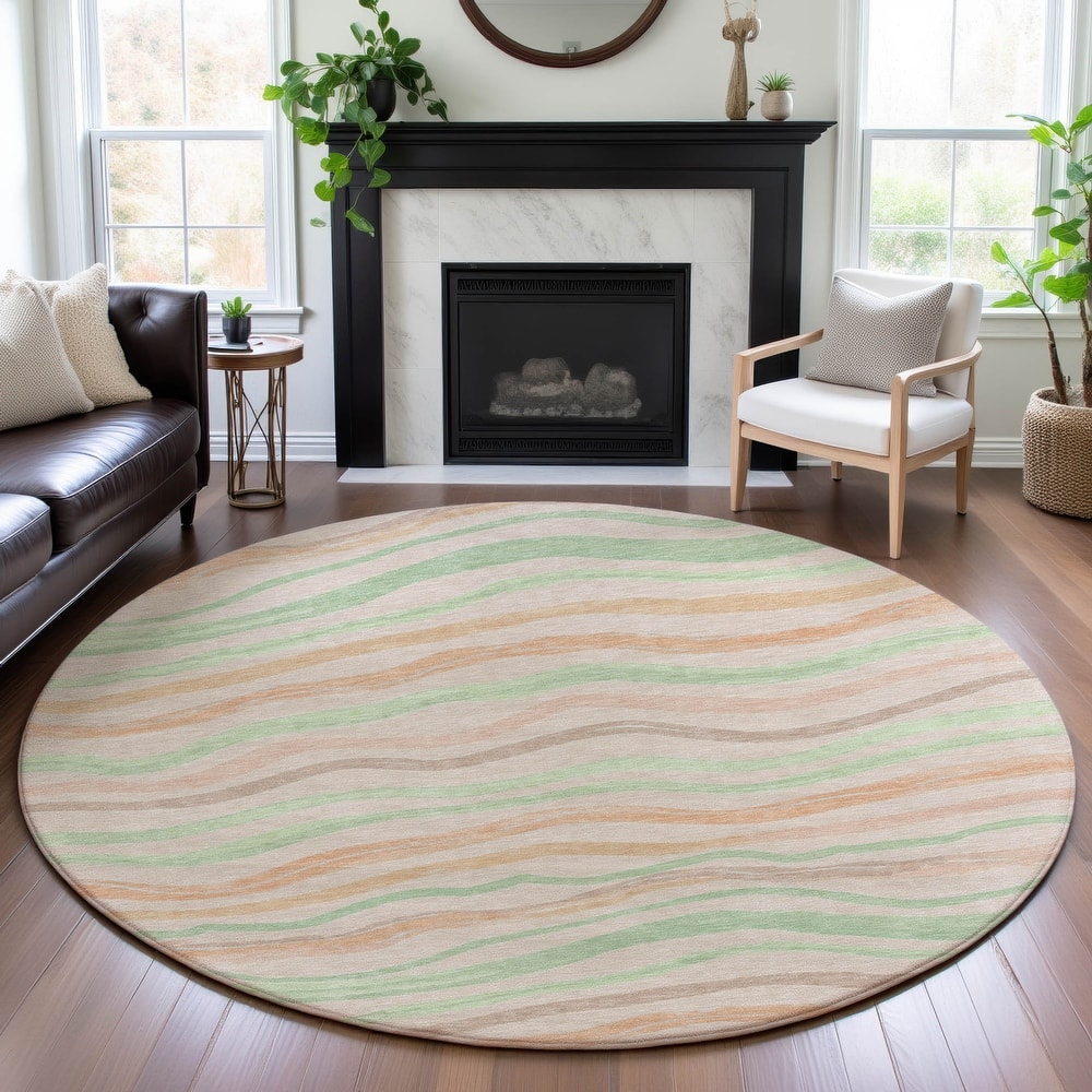 Premium Washable Super Soft Casual Stripes Mayfield Rug