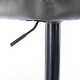 preview thumbnail 20 of 47, Modern PU Upholstered Bar Stools Set of 2, Adjustable Seat Height Swivel Bar Chair, Tufted Backrest Rivet Decorative Bar Stool