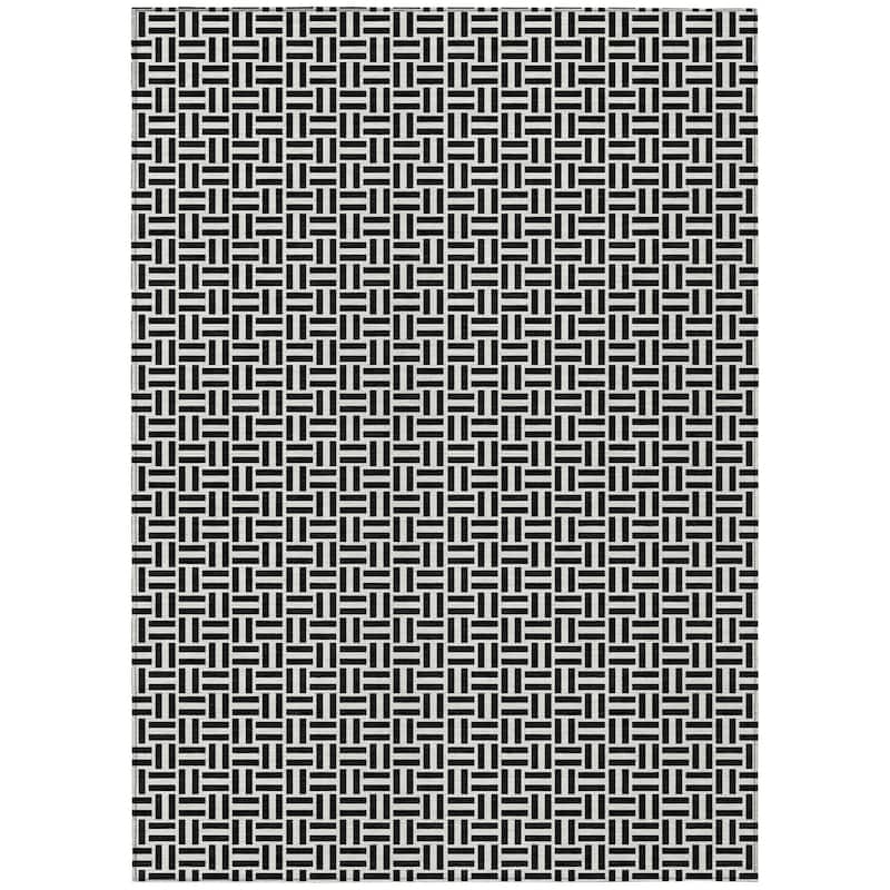 Machine Washable Indoor/ Outdoor Chantille Contemporary Casual Rug