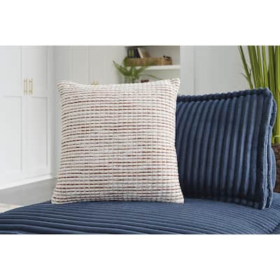 Signature Design by Ashley Nashlin White/Rust Pillow