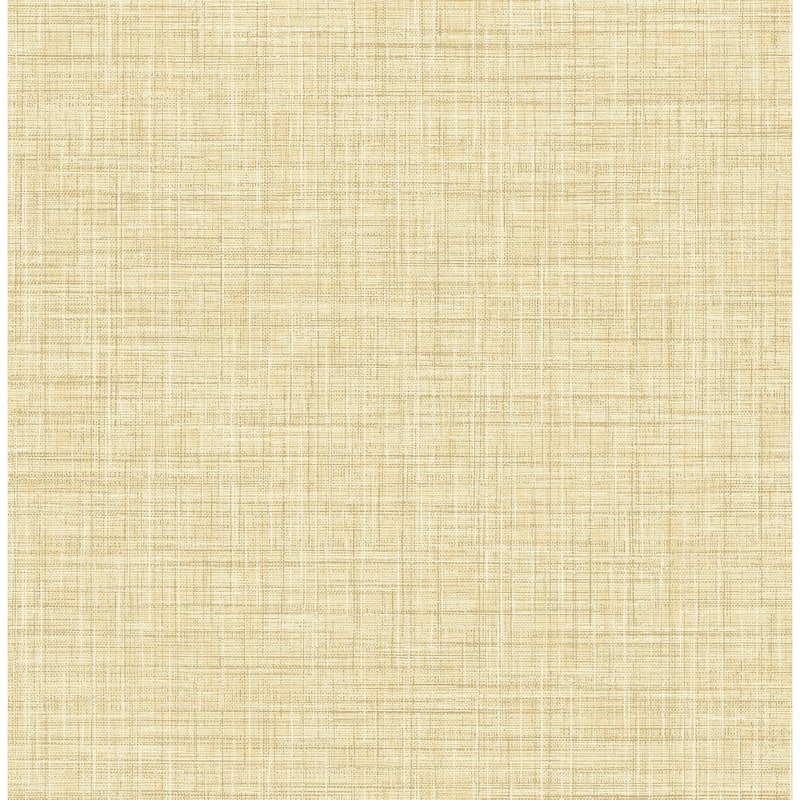 A-Street Prints Tuckernuck Gold Linen Wallpaper