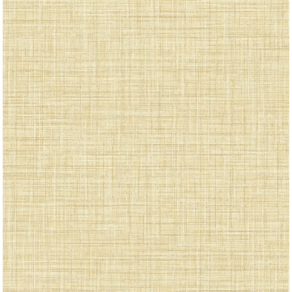 A-Street Prints Tuckernuck Gold Linen Wallpaper
