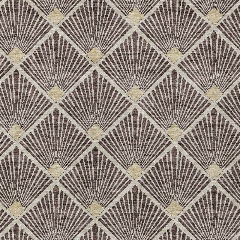 HomeRoots Geometric Transitional Rectangle Outdoor Rug